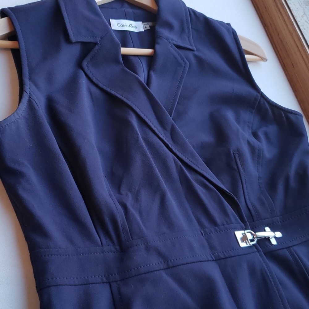 Calvin Klein Dress Navy Blue
